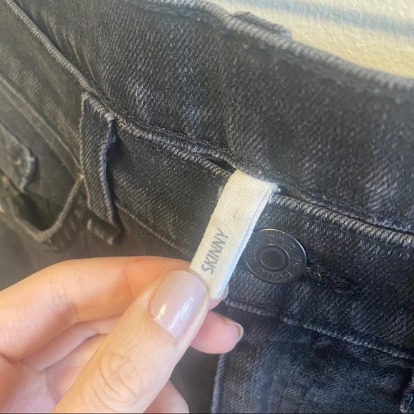 COPY - RAG & BONE Black Distressed Denim Jeans Sz 27 - Picture 4 of 9